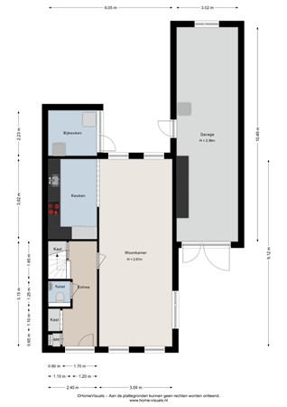 Floorplan - De Kievit 3, 7905 CE Hoogeveen